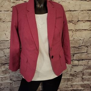 Limited Pink Blazer with paisley detail